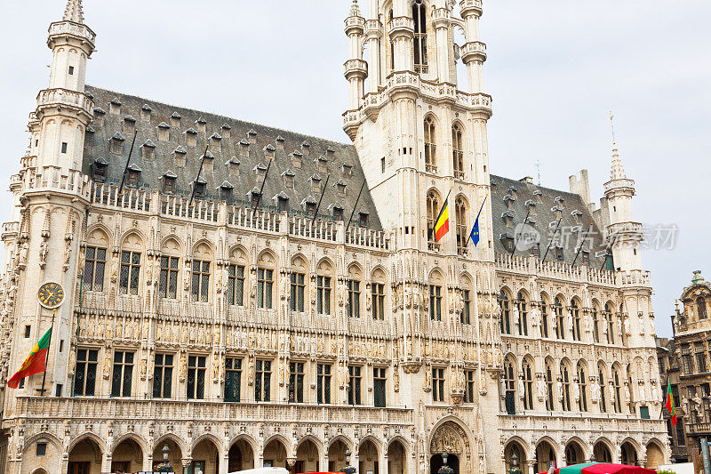 市政厅(酒店de Ville)，布鲁塞尔。